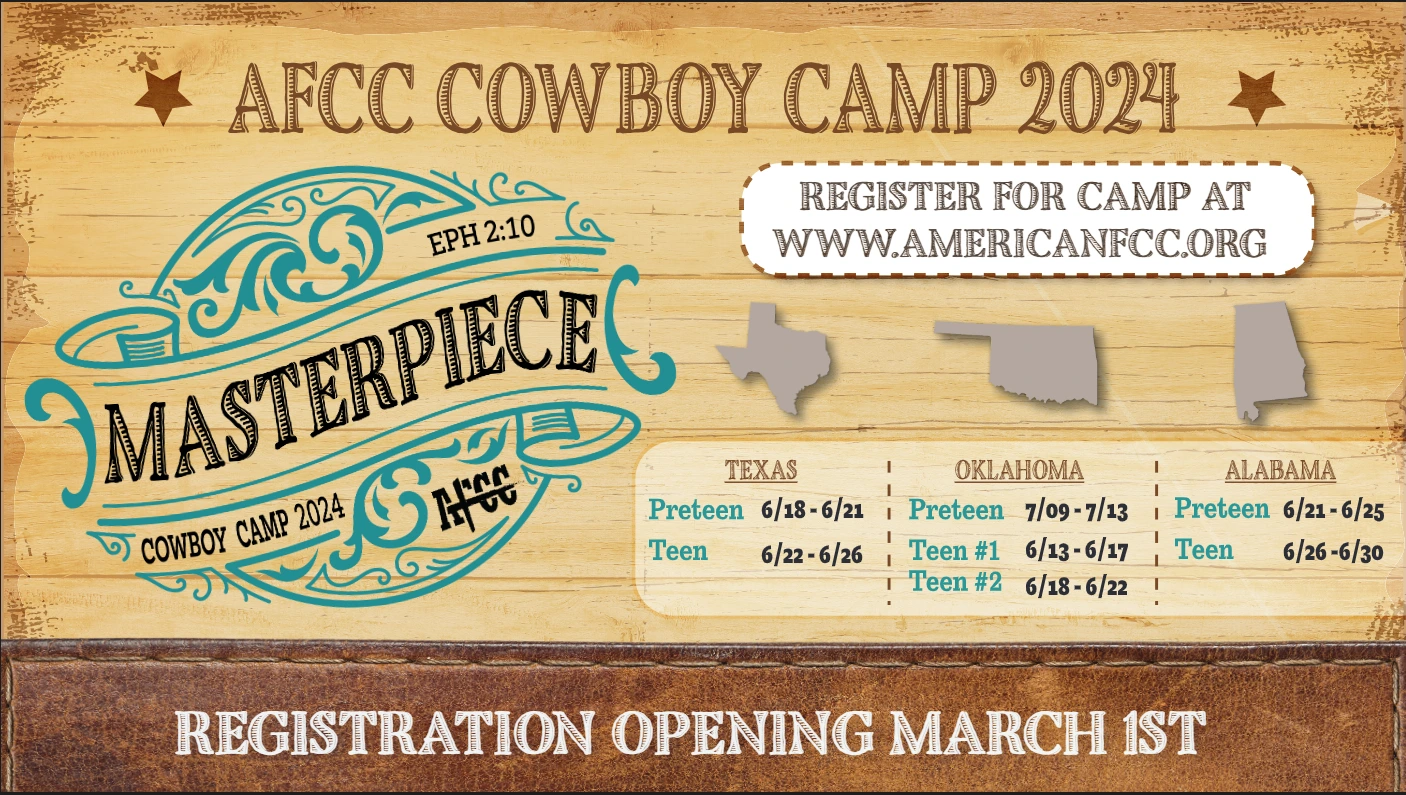 AFCC-Cowboy Camp-Save the date